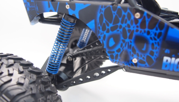 22218 CRAZY-CRAWLER 1:10 4WD RTR LED 1/2prop blau